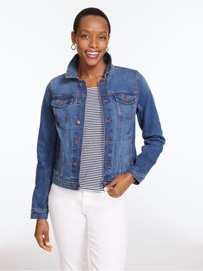 Talbots Classic Blue Denim Jacket
